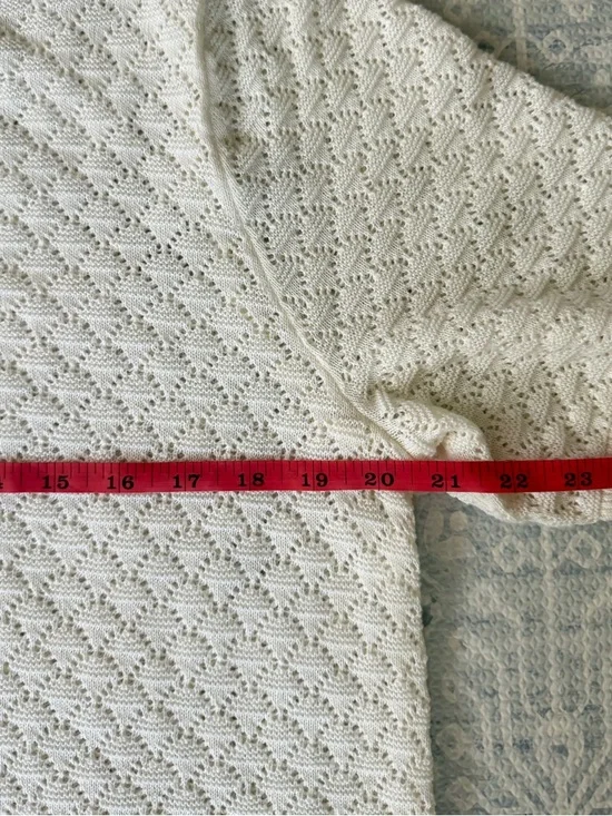 NWT Gap Knit Dress - Pointelle, Linen Blend, Tank Slip, Lined, L Tall - Picture 12 of 13